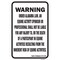 Signmission Safety Sign, 12 in Height, Aluminum, 18 in Length, 25180 A-1218-25180 - alternate 1